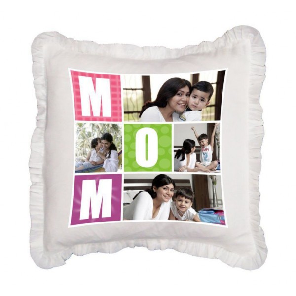 Personalized MOM Happy Mothers Day Plush Decorative Cushion